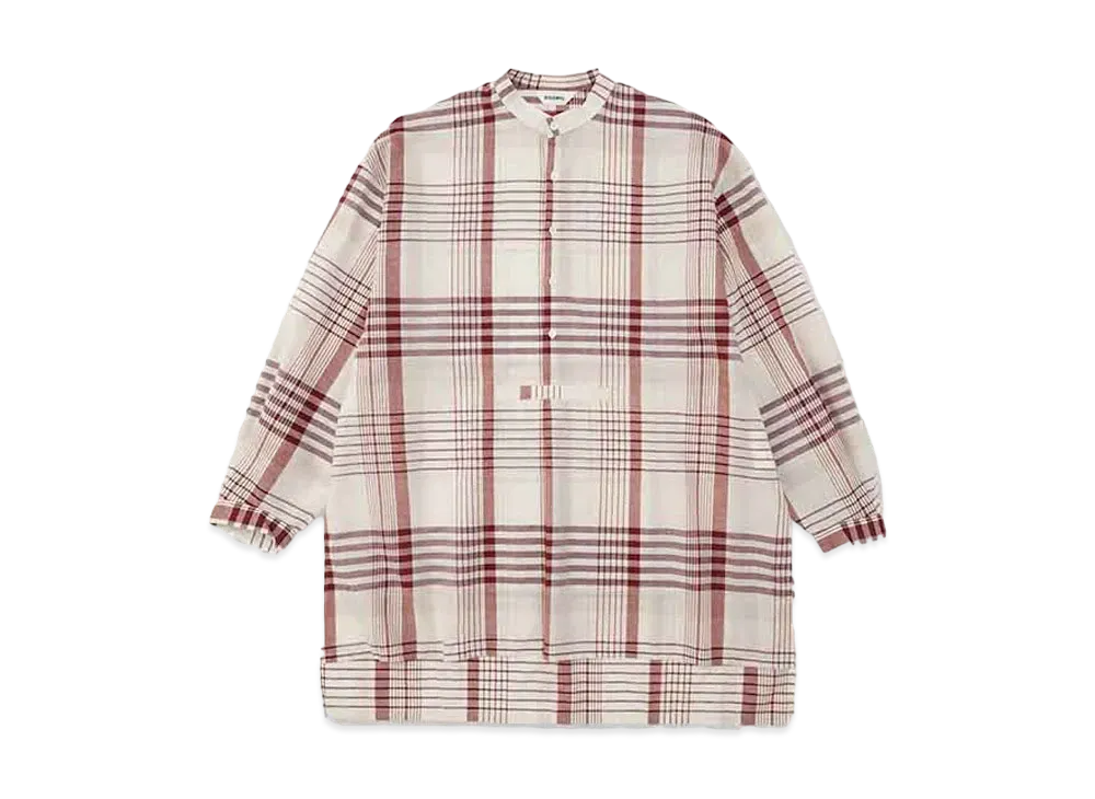 DIGAWEL Tunic Shirt1 "Wh/Maroon"