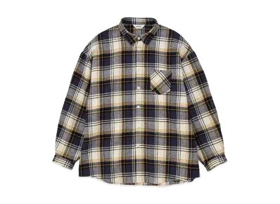 DIGAWEL Oversized Check Shirt "Blue"