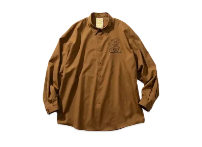 DIGAWEL MIN-NANO Oversized Shirt "L.Brown"
