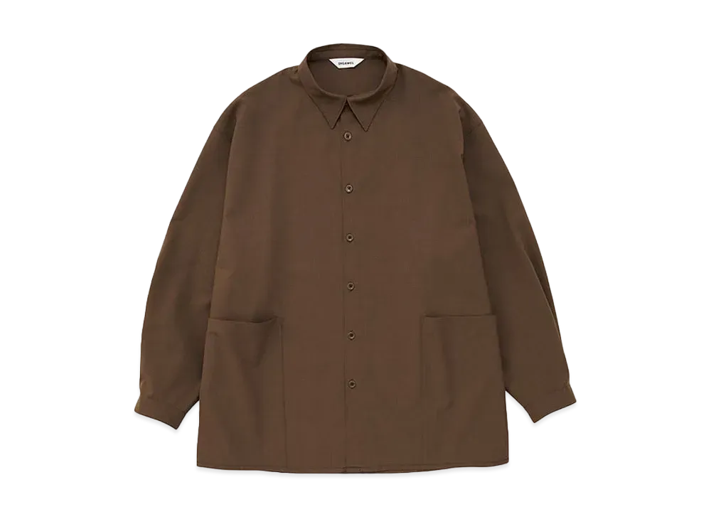 DIGAWEL Side Pocket Oversized Shirt "Camel"