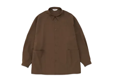 DIGAWEL Side Pocket Oversized Shirt "Camel"