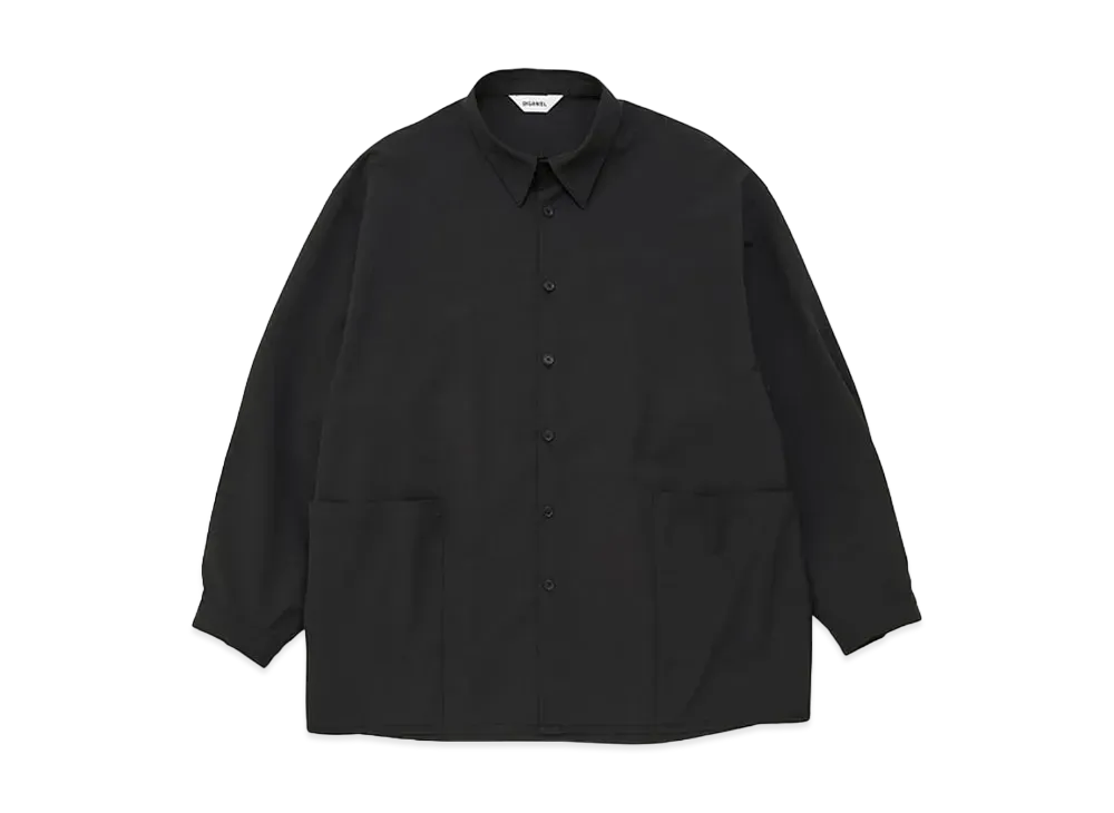 DIGAWEL Side Pocket Oversized Shirt "Black"