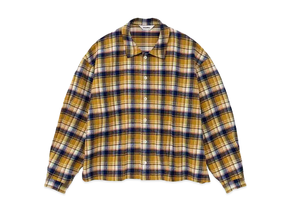 DIGAWEL Oversized Crop Top Shirt "Mustard"