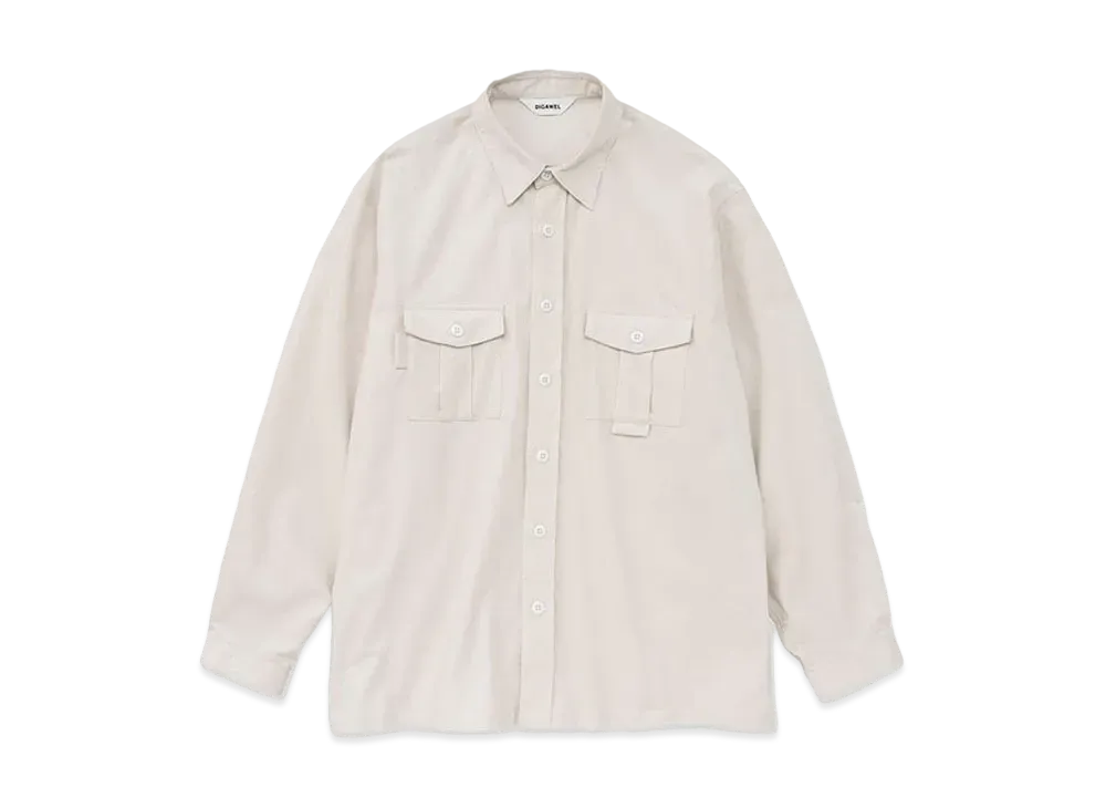 DIGAWEL Corduroy Shirt "White"