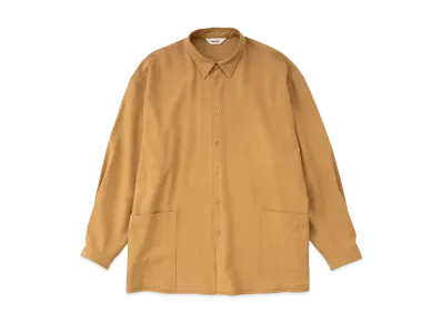 DIGAWEL Side Pocket Oversized Shirt "Beige"