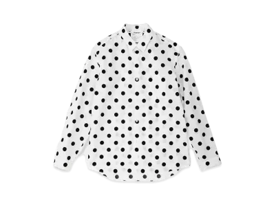 DIGAWEL Dot Shirt "White/BK Dot"