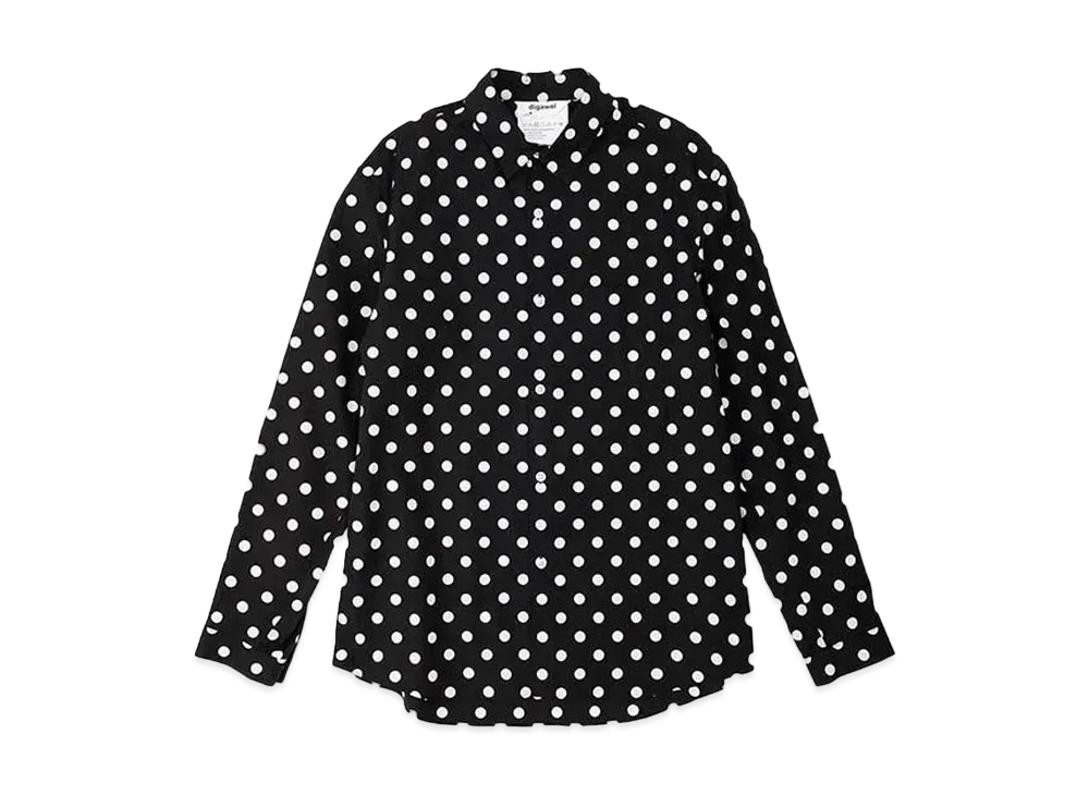 DIGAWEL Dot Shirt "Black/WH Dot"