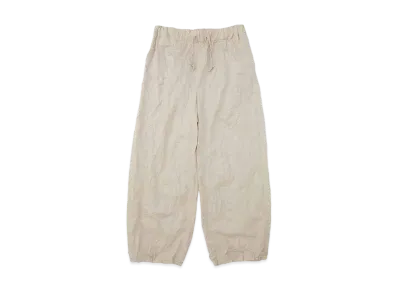 DIGAWEL Wide Lounge Pants (Crease Finish) "Sand Beige"