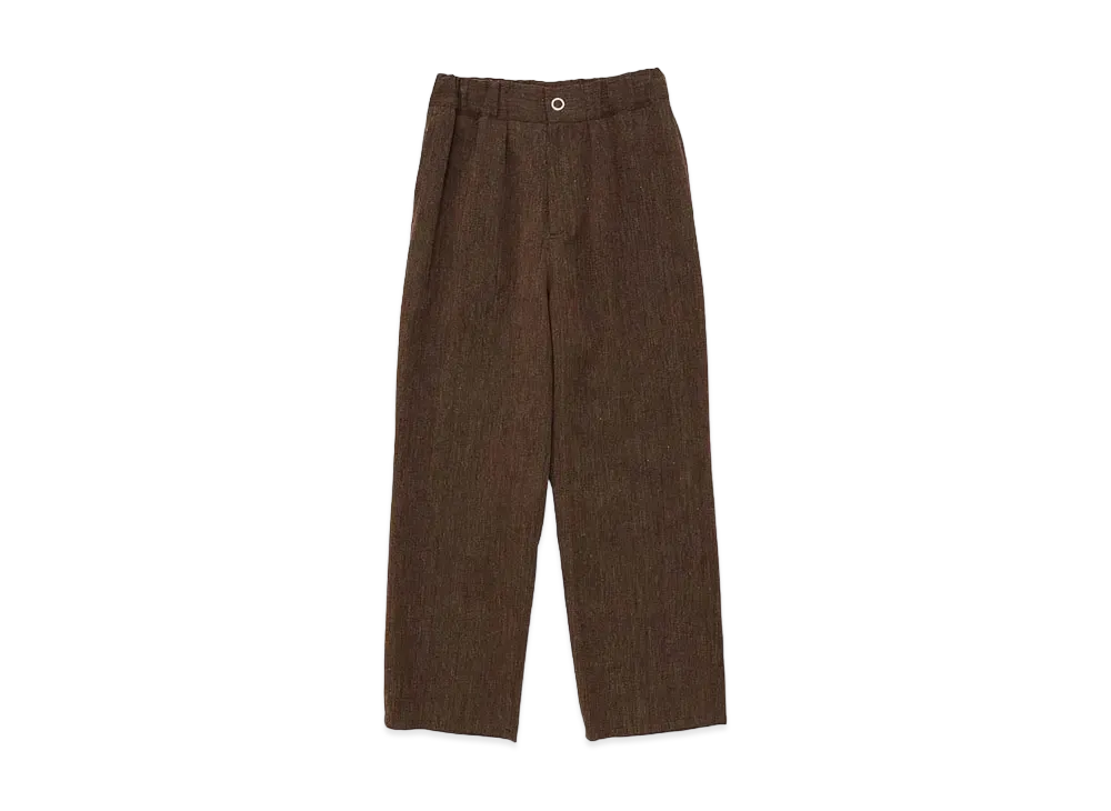 DIGAWEL Ring Dot Button Pants "Brown"