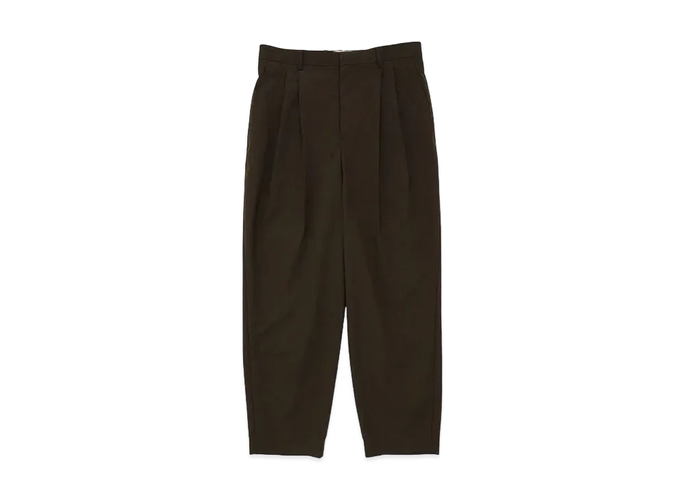 DIGAWEL 2 Tuck Tapered Pants2Combat Wool "Olive"