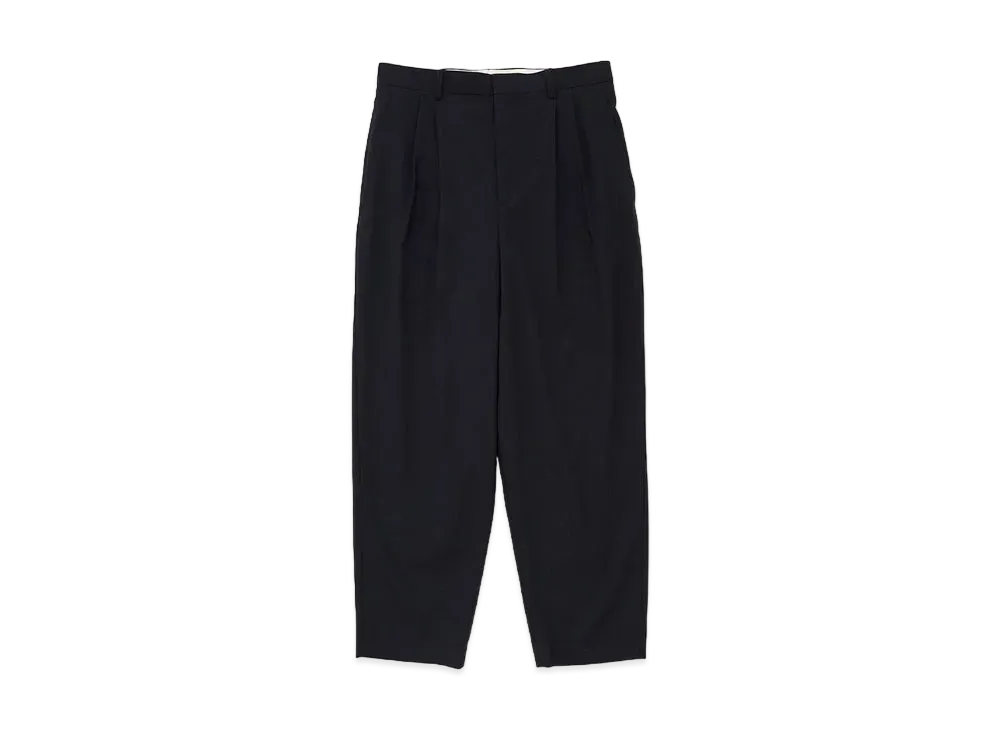 DIGAWEL 2 Tuck Tapered Pants2Combat Wool "Navy"