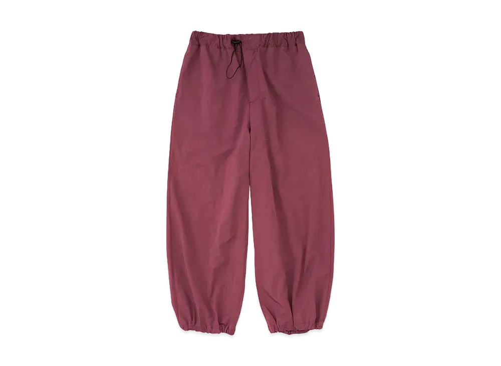 DIGAWEL Wide Lounge Pants (Garment Dye) "Maroon"