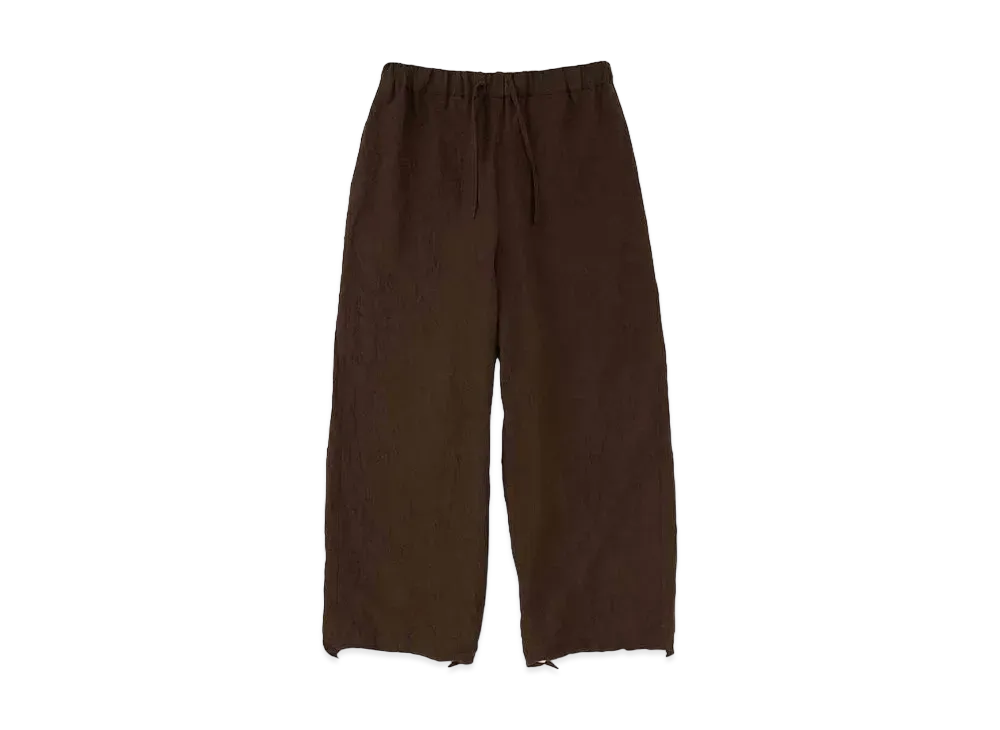 DIGAWEL Linen Wide Lounge Pants "Brown"