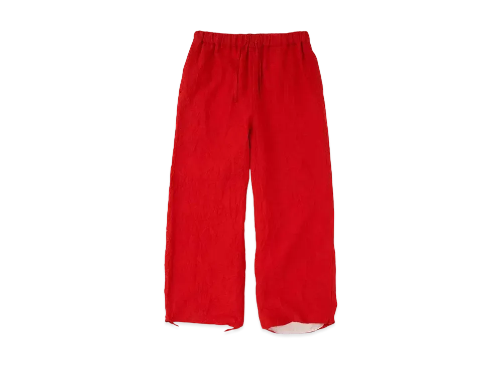 DIGAWEL Linen Wide Lounge Pants "Red"