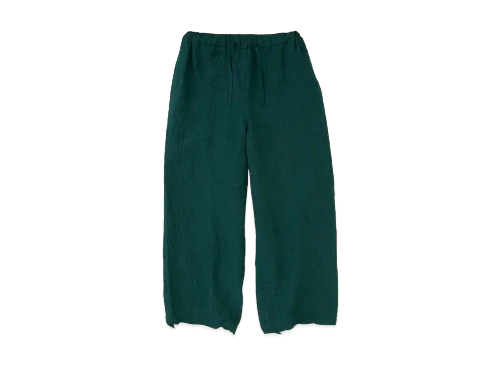 DIGAWEL Linen Wide Lounge Pants "Green"