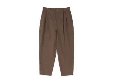 DIGAWEL 2 Tuck Tapered Pants "Brown"
