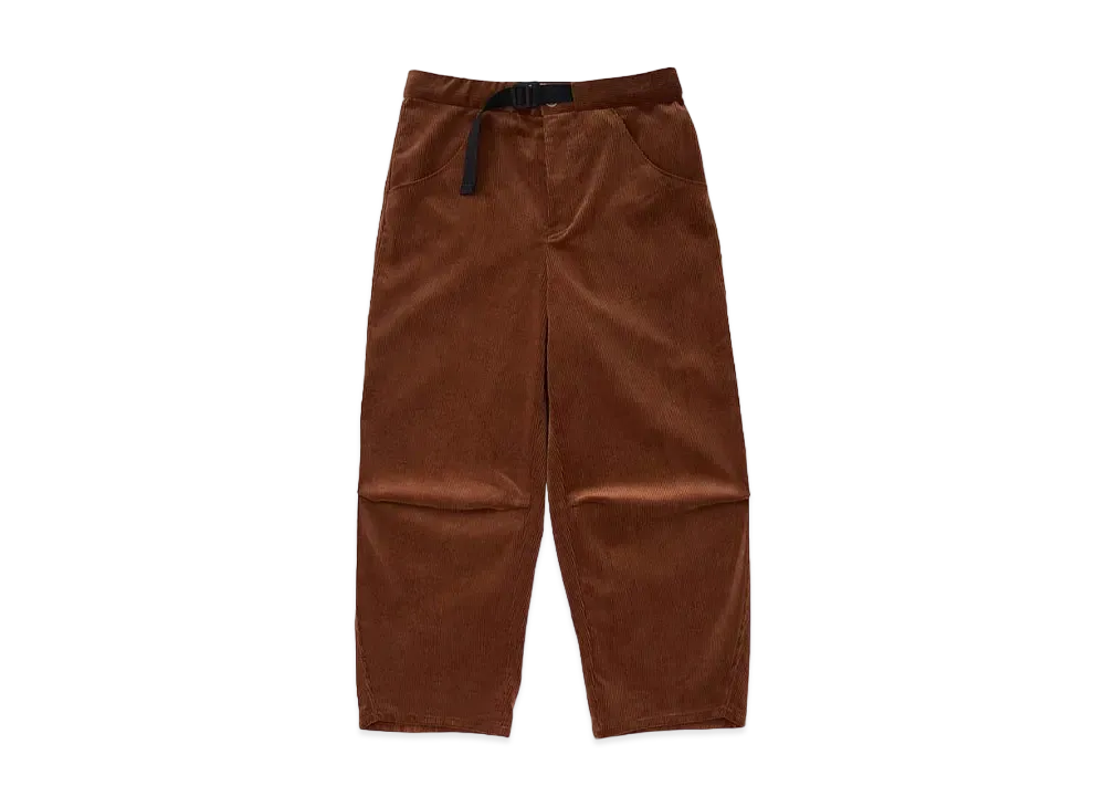 DIGAWEL Corduroy Cropped Pants "Brown"