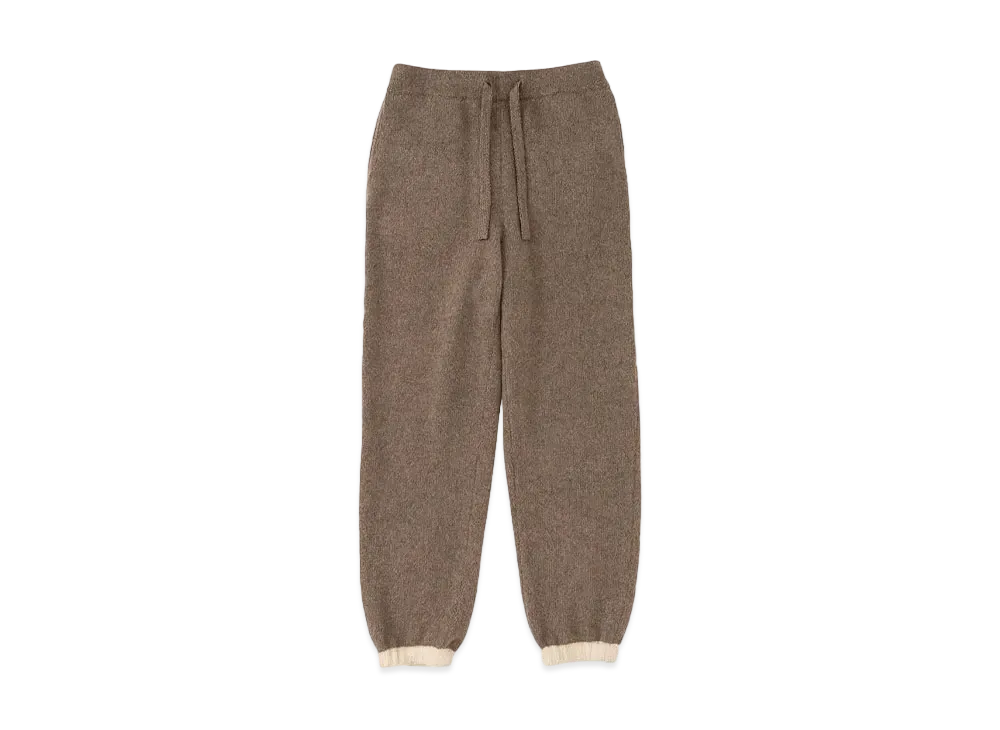 DIGAWEL Eco-cashmere Knit Lounge Pants "Camel"