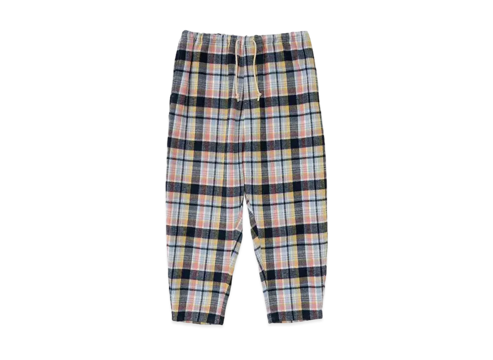 DIGAWEL Sarrouel Pants1 Check "Pink/L.Blue"