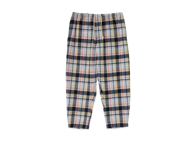 DIGAWEL Sarrouel Pants1 Check "Pink/L.Blue"