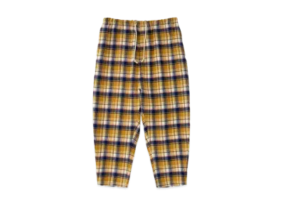 DIGAWEL Sarrouel Pants1 Check "Mustard"