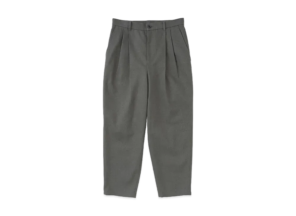 DIGAWEL 2 Tuck Tapered Pants "Grey"