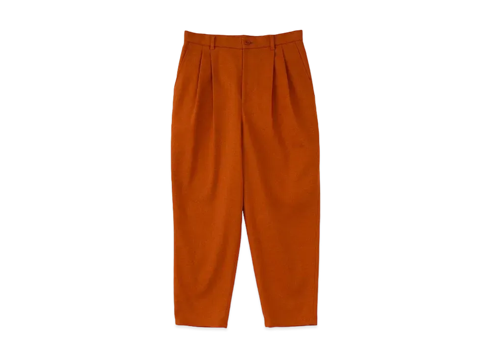 DIGAWEL 2 Tuck Tapered Pants "Orange"