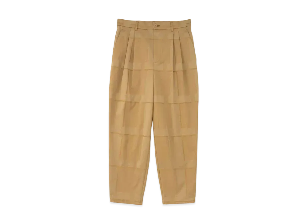 DIGAWEL 2 Tuck Tapered Pants "Beige"