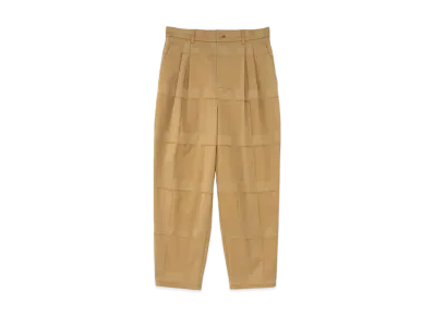 DIGAWEL 2 Tuck Tapered Pants "Beige"