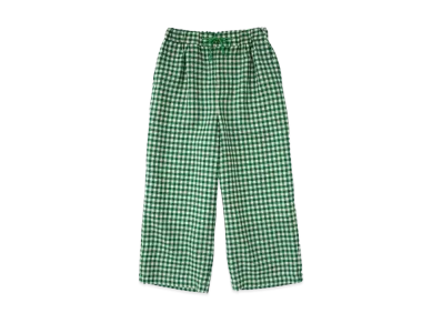 DIGAWEL Gingham Easy Pants "Green"