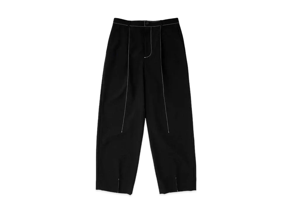 DIGAWEL Stitch 1 Tuck Pants "Black"
