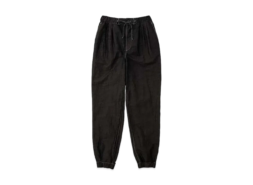 DIGAWEL Garment Dye Easy Pants "Black"