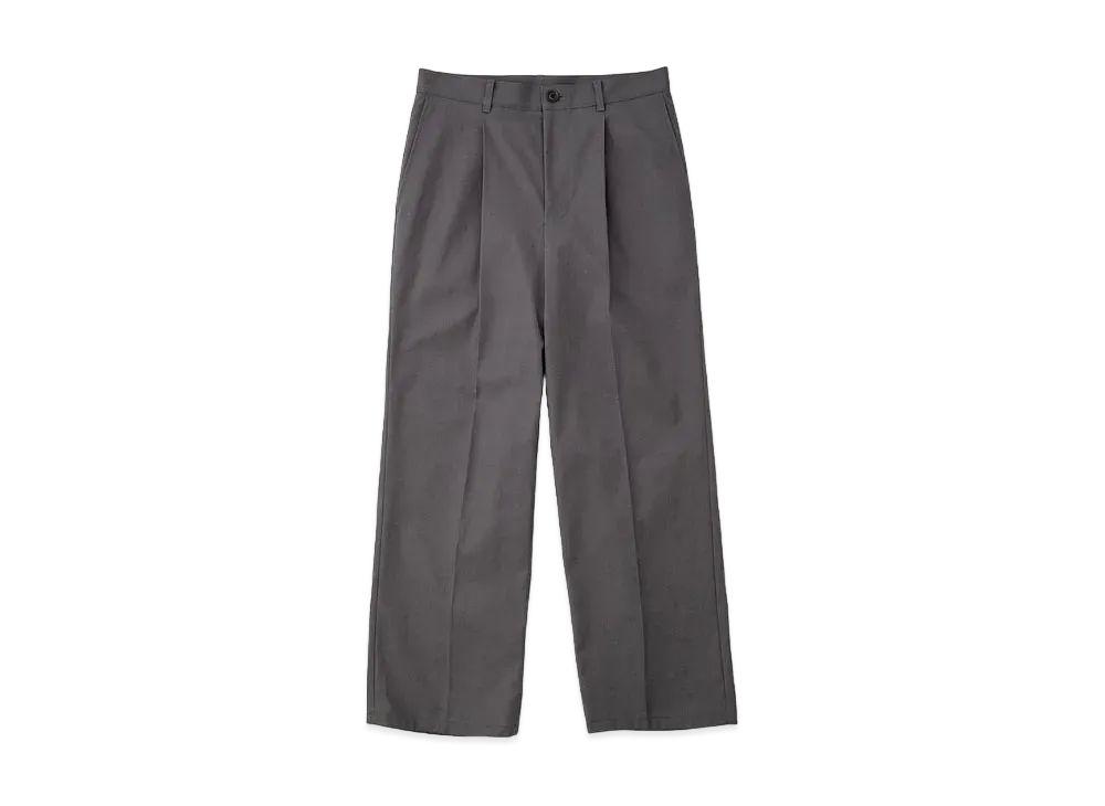 DIGAWEL Canvas 1 Tuck CP Pants "Grey"
