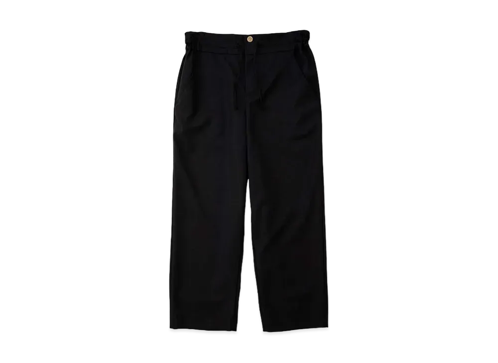 DIGAWEL Side Gather Trousers "Black"