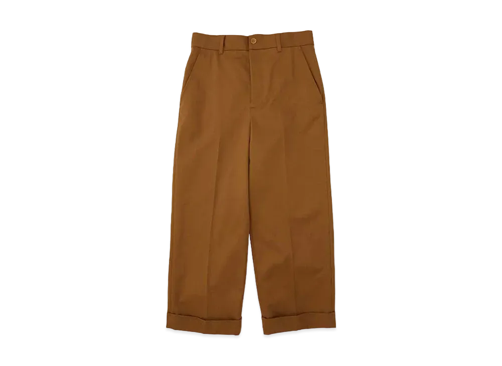 DIGAWEL CP Cropped Slacks1 Cotton "Camel"