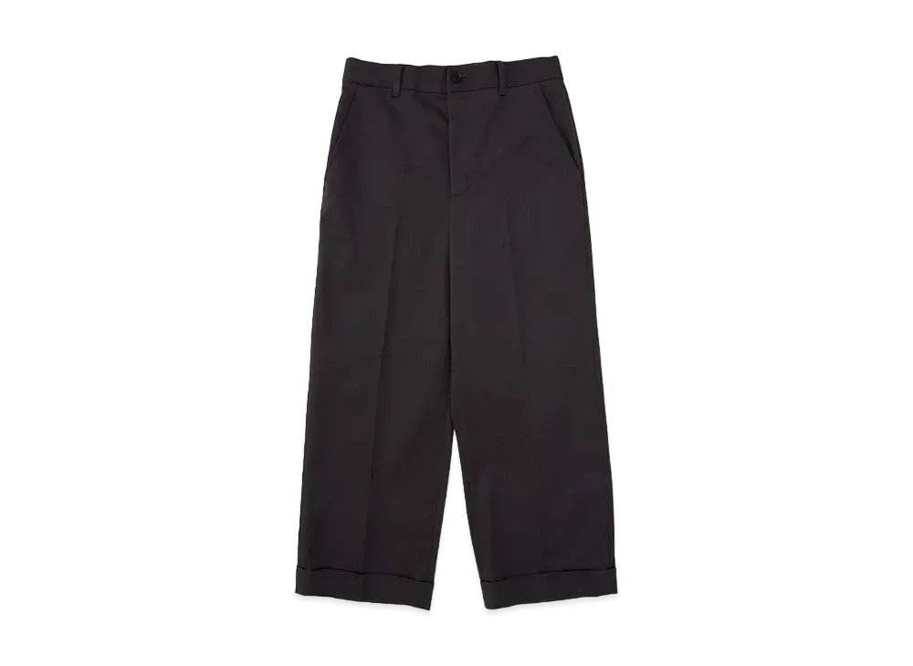 DIGAWEL CP Cropped Slacks1 Cotton "Black"