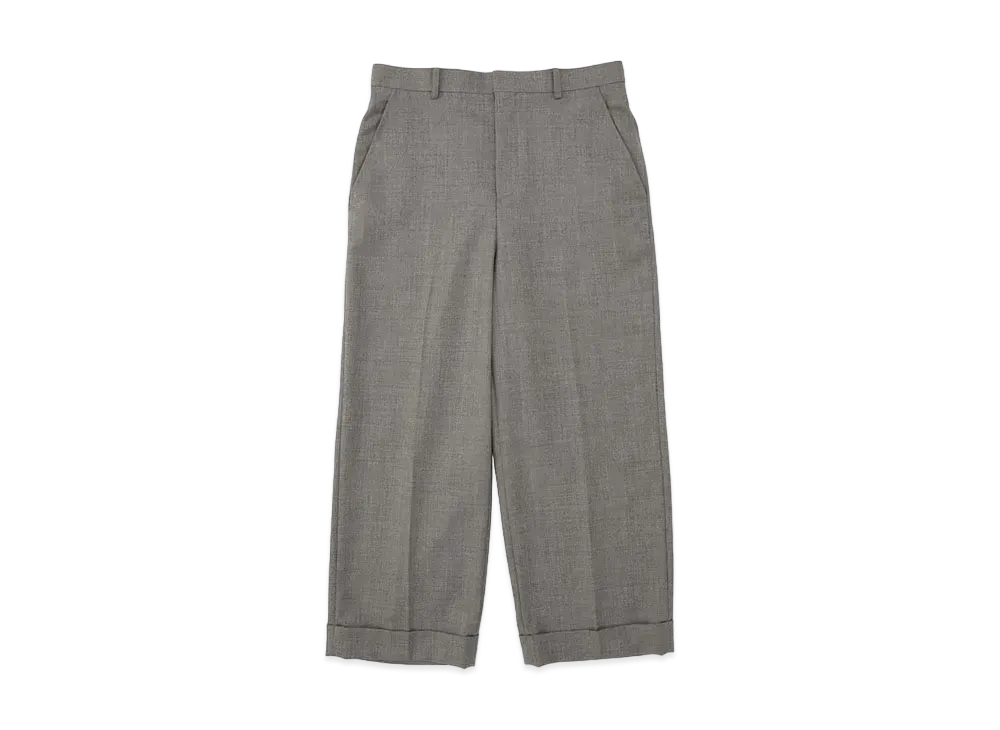 DIGAWEL CP Cropped Slacks2 Wool "Grey"