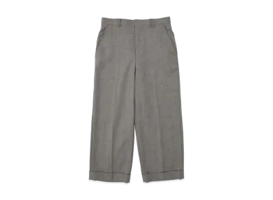 DIGAWEL CP Cropped Slacks2 Wool "Grey"