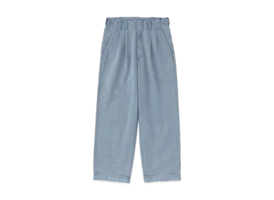 DIGAWEL 2 Tuck Slacks (Dickies×DIGAWEL) "L.Blue(Bleach)"