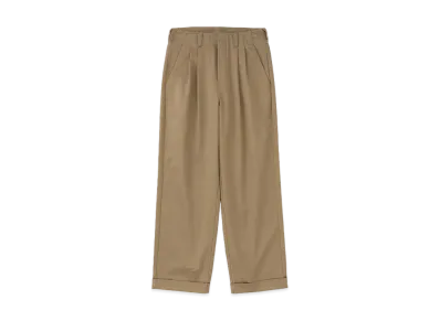 DIGAWEL 2 Tuck Slacks (Dickies×DIGAWEL) "Beige"