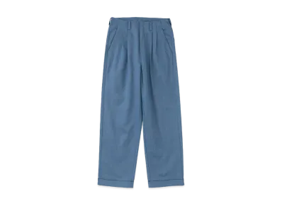 DIGAWEL 2 Tuck Slacks (Dickies×DIGAWEL) "Sky Blue"