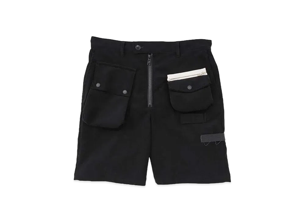 DIGAWEL 6 Pockets Corduroy Shorts (F/CE. × DIGAWEL) "Black"