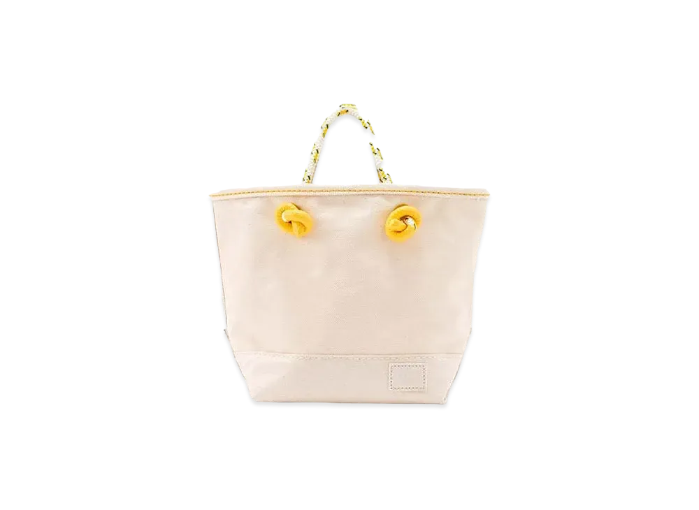 DIGAWEL Canvas Vinyl Tote Bag(S) "Ivory"