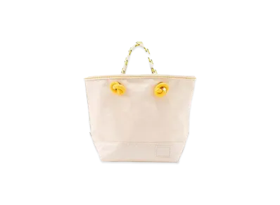 DIGAWEL Canvas Vinyl Tote Bag(S) "Ivory"