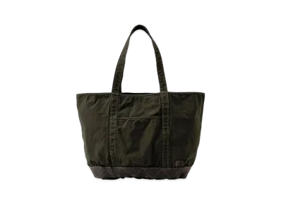 DIGAWEL Garment Dye Vinyl Tote Bag(L) "Olive"