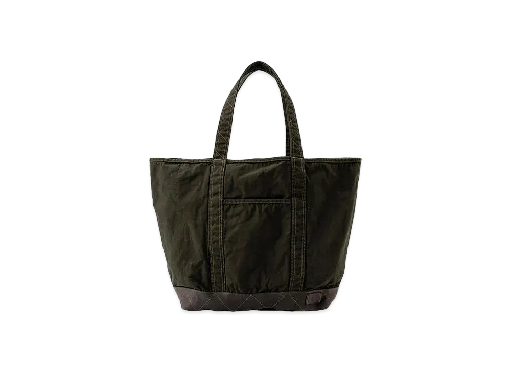DIGAWEL Garment Dye Vinyl Tote Bag(M) "Olive"