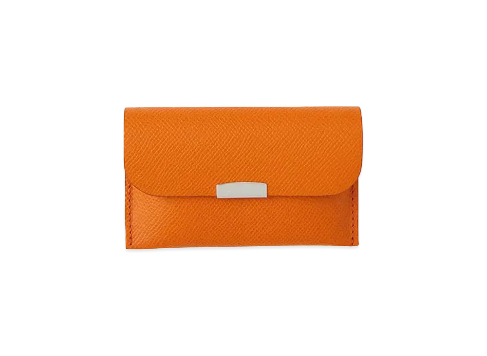 DIGAWEL Card Case Calf Leather "Orange"