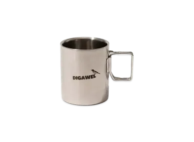 DIGAWEL Insulated Coffee Mug "Silver"