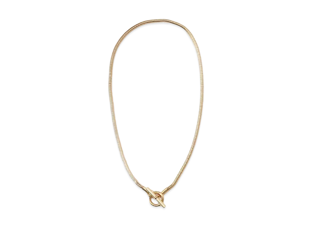 DIGAWEL 3mm Snake Chain Necklace43 "Gold"