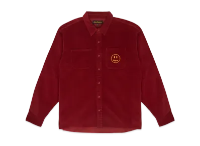 Drew House Corduroy Ls Shirt "Burgundy"
